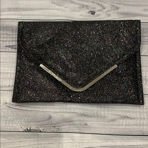 BCBGeneration Sparkly Envelope Clutch Bag